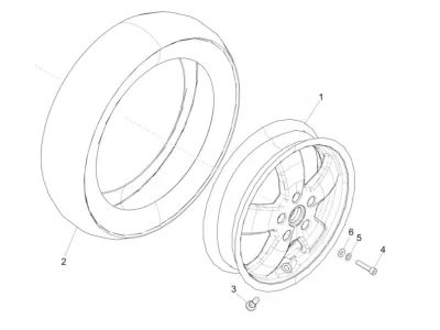 Roue avant